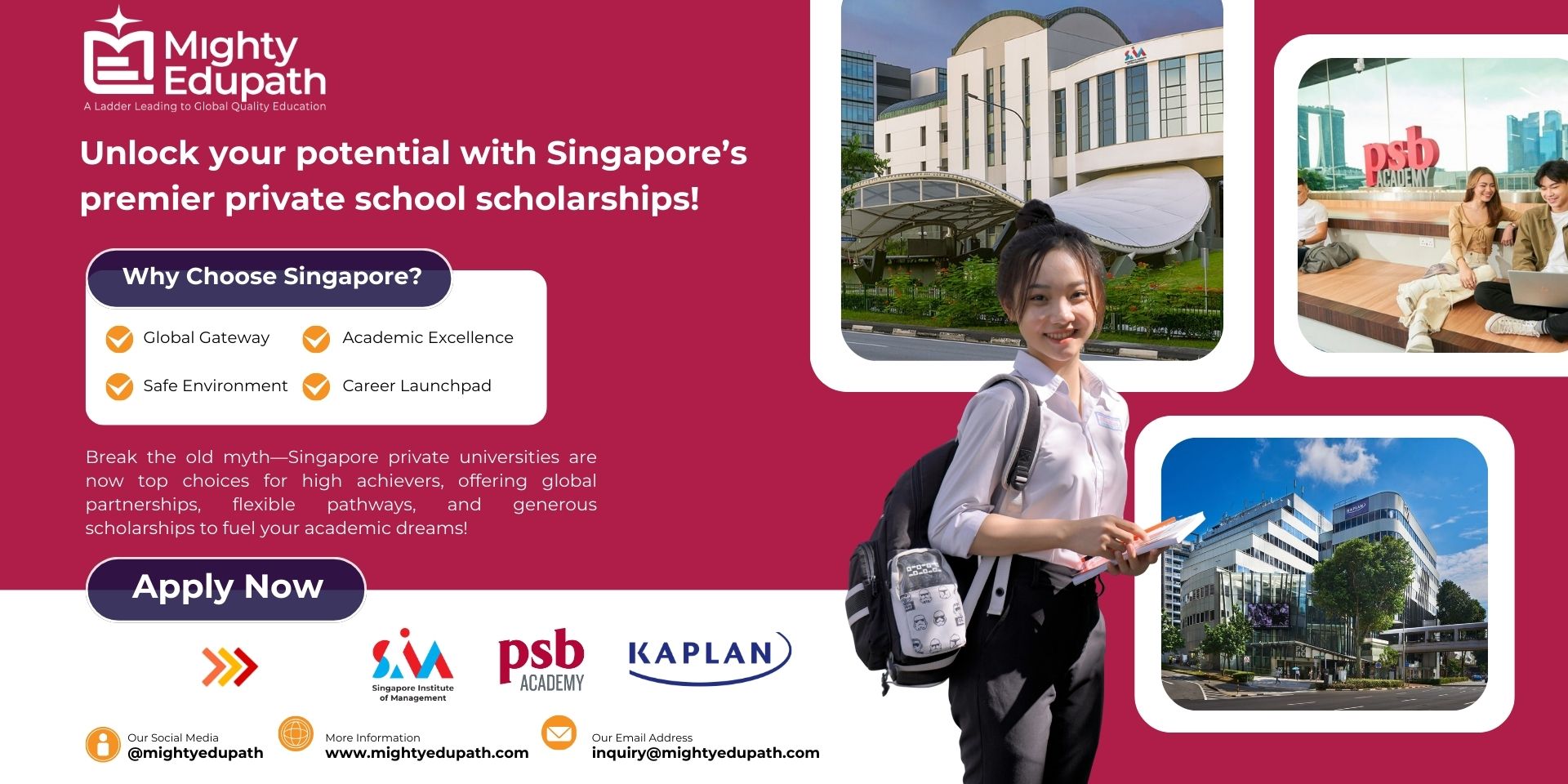 Scholarships from Top PEIs